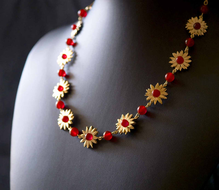 Collana Semirigida Inti Wayta (Girasole)